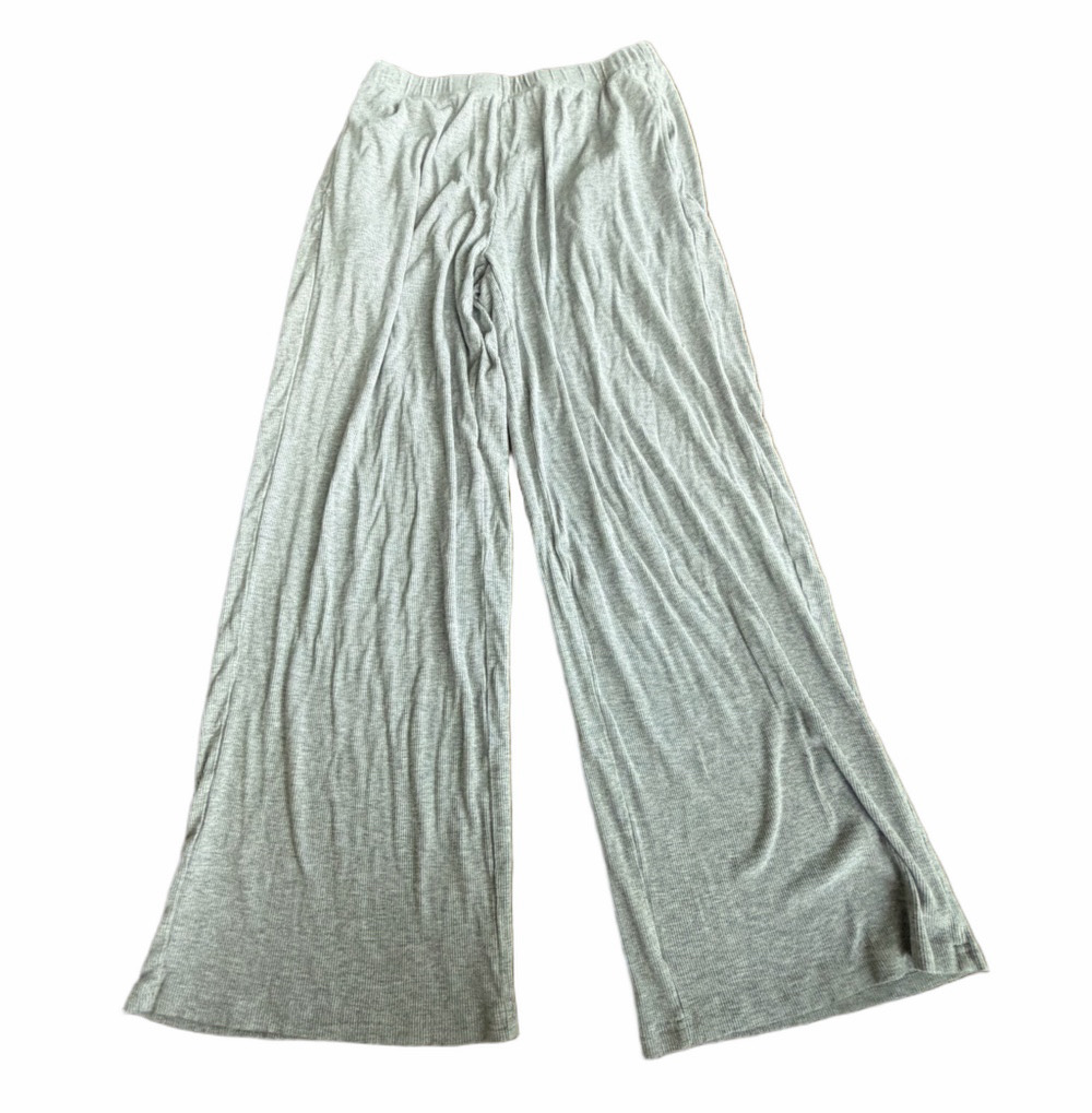 Trendy Queen Women's Gray Ribbed Pants
